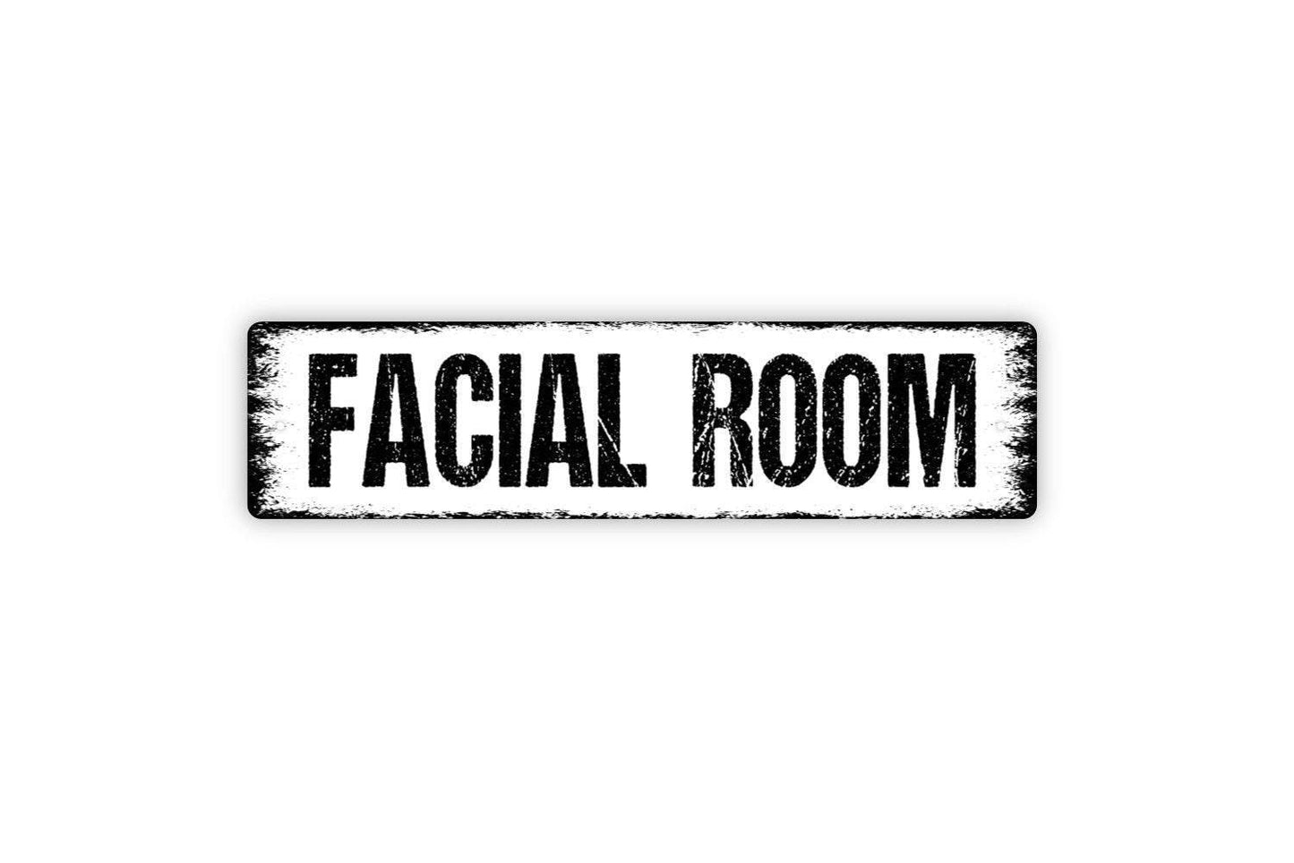Facial Room Sign | Rustic Farmhouse Spa or Salon Wall Sign for Esthetician, Beauty Studio, or Wellness Center | Metal Sign or Vinyl Sticker