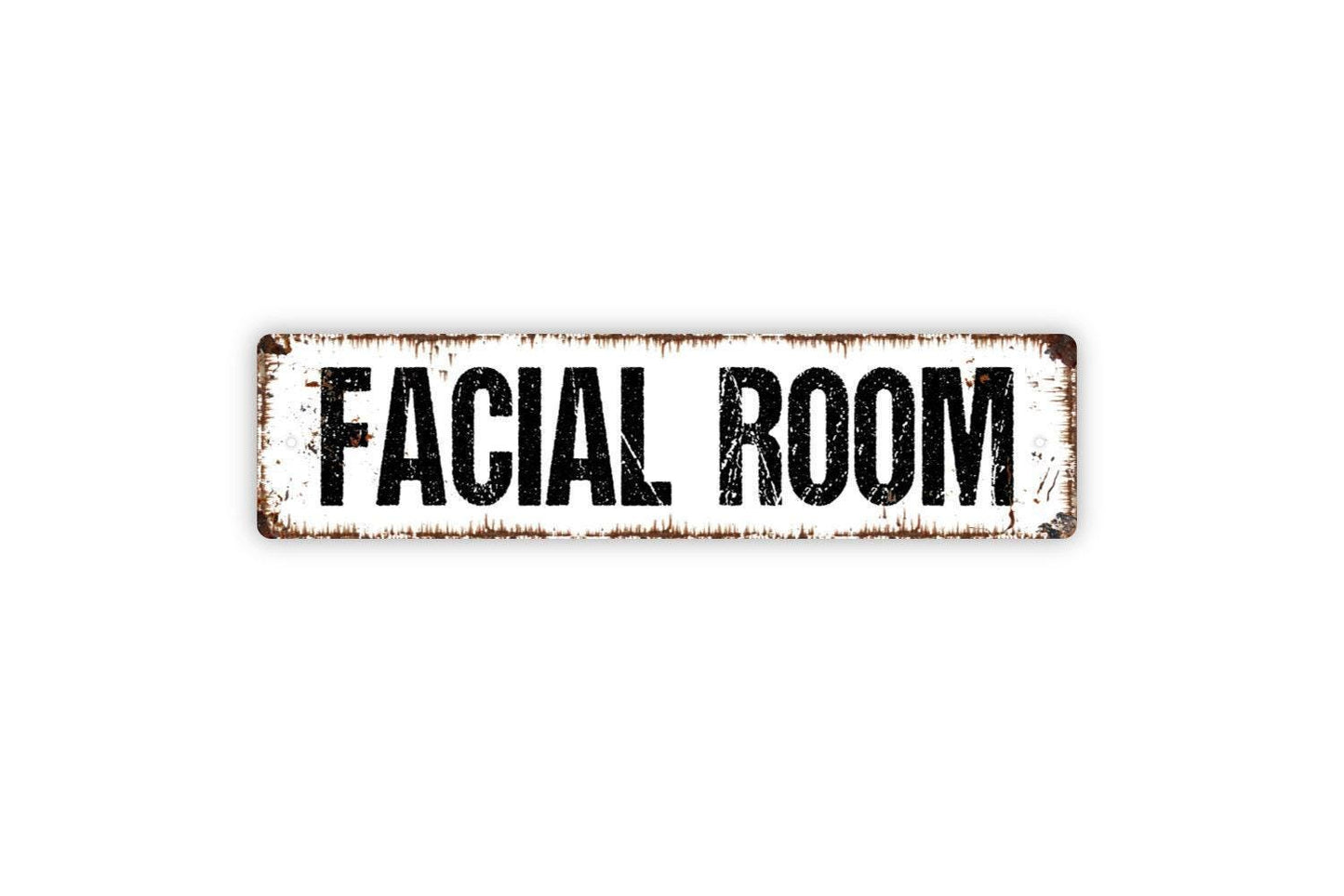 Facial Room Sign | Rustic Farmhouse Spa or Salon Wall Sign for Esthetician, Beauty Studio, or Wellness Center | Metal Sign or Vinyl Sticker