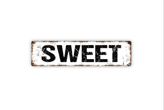Sweet Sign - Wine Winery Farm Fresh Honey Vinyl Sticker Or  Street Metal Sign or Door Name Plate Plaque