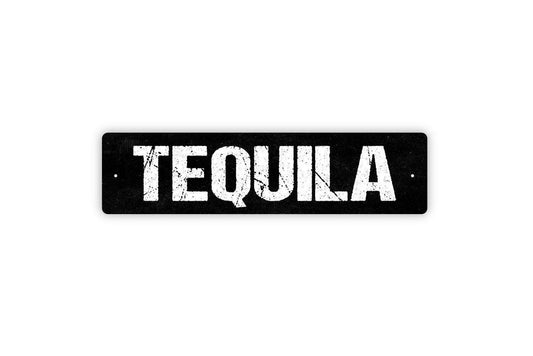 Tequila Sign - Mexican Mexico Margaritas Drink Liquor Vinyl Sticker Or  Street Metal Sign or Door Name Plate Plaque