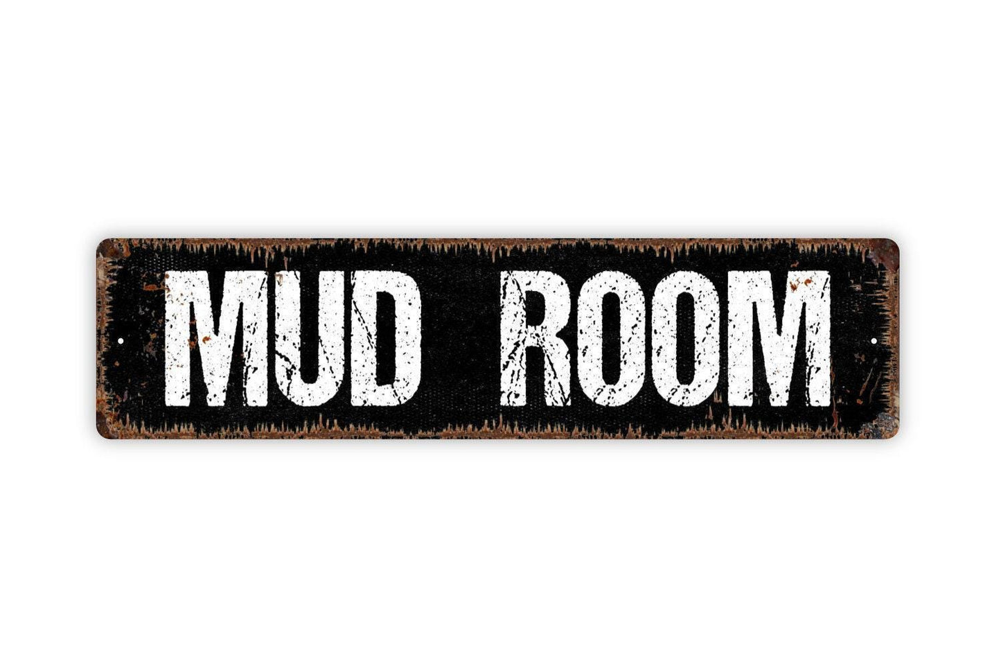 Mud Room Sign | Rustic Farmhouse Entryway Wall Decor | Country Home or Cabin Sign | Custom Metal Sign or Vinyl Sticker | Porch Wall Art