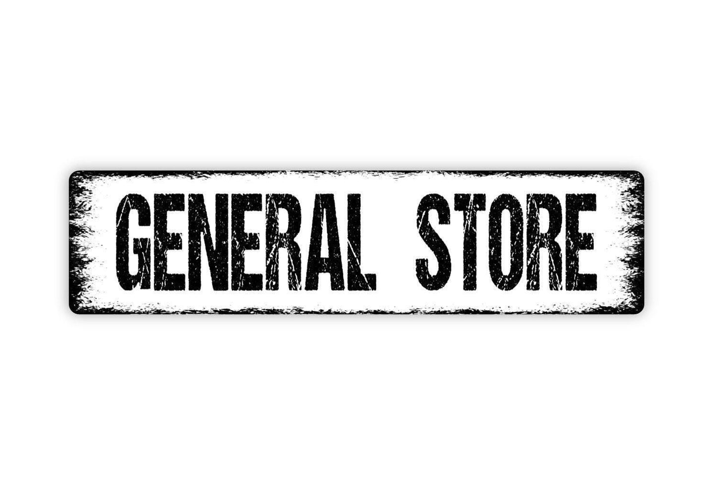 General Store Sign - Farmer's Market Farm Fresh Country Store Vinyl Sticker Or  Street Metal Sign or Door Name Plate Plaque