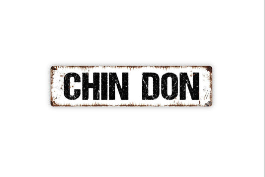 Chin Don Sign - Italian Chindon 100 Years Toast Drink Celebrate Vinyl Sticker Or  Street Metal Sign or Door Name Plate Plaque