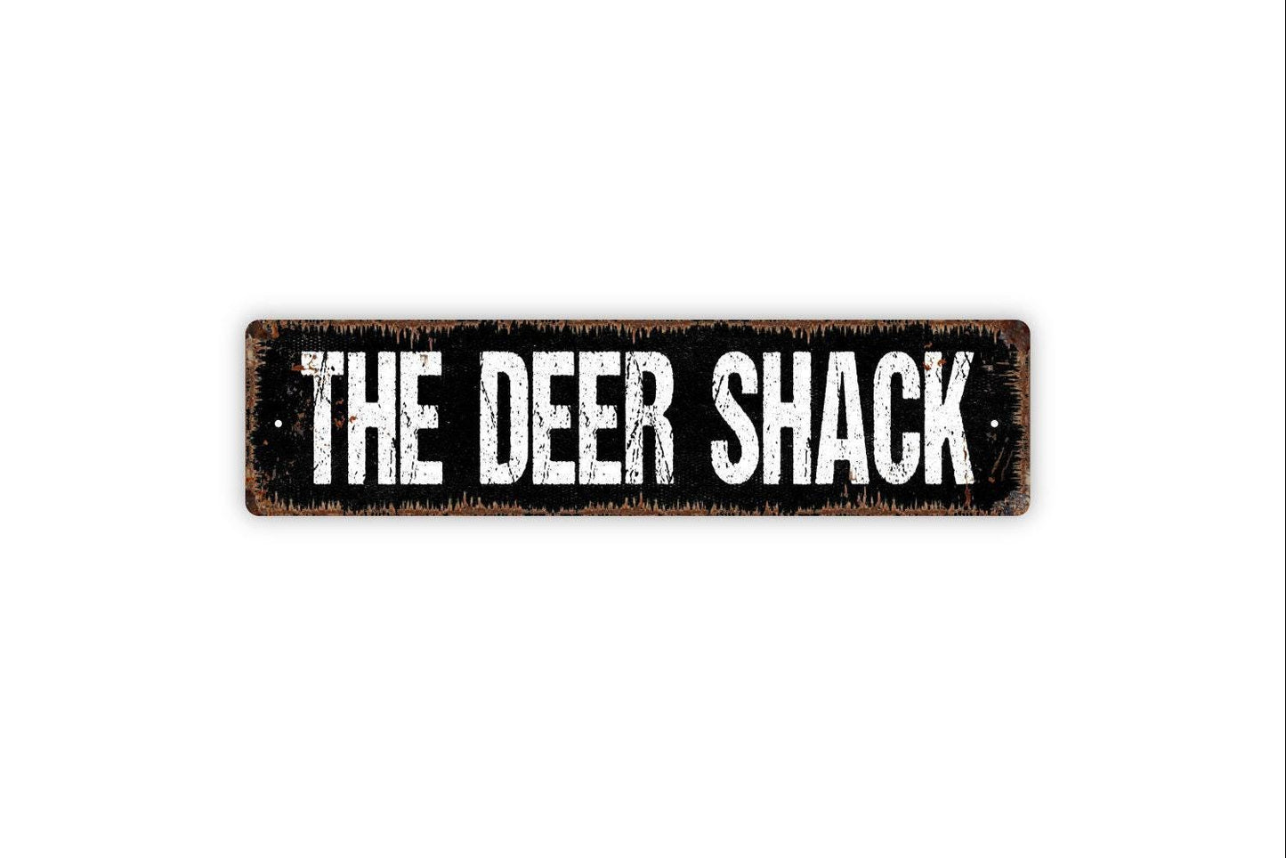 The Deer Shack Sign - Hunting Camp Hunt Trip Deer Season Vinyl Sticker Or  Street Metal Sign or Door Name Plate Plaque