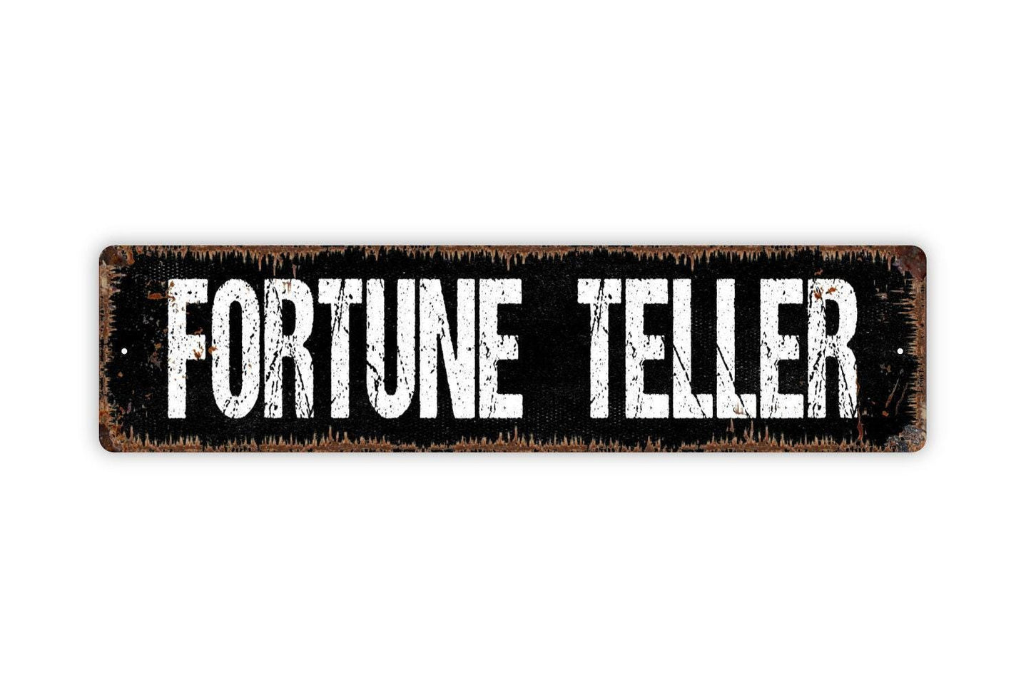 Fortune Teller Sign | Mystical Psychic Reading Decor | Metal Sign or Vinyl Sticker for Tarot Astrology Magic Room