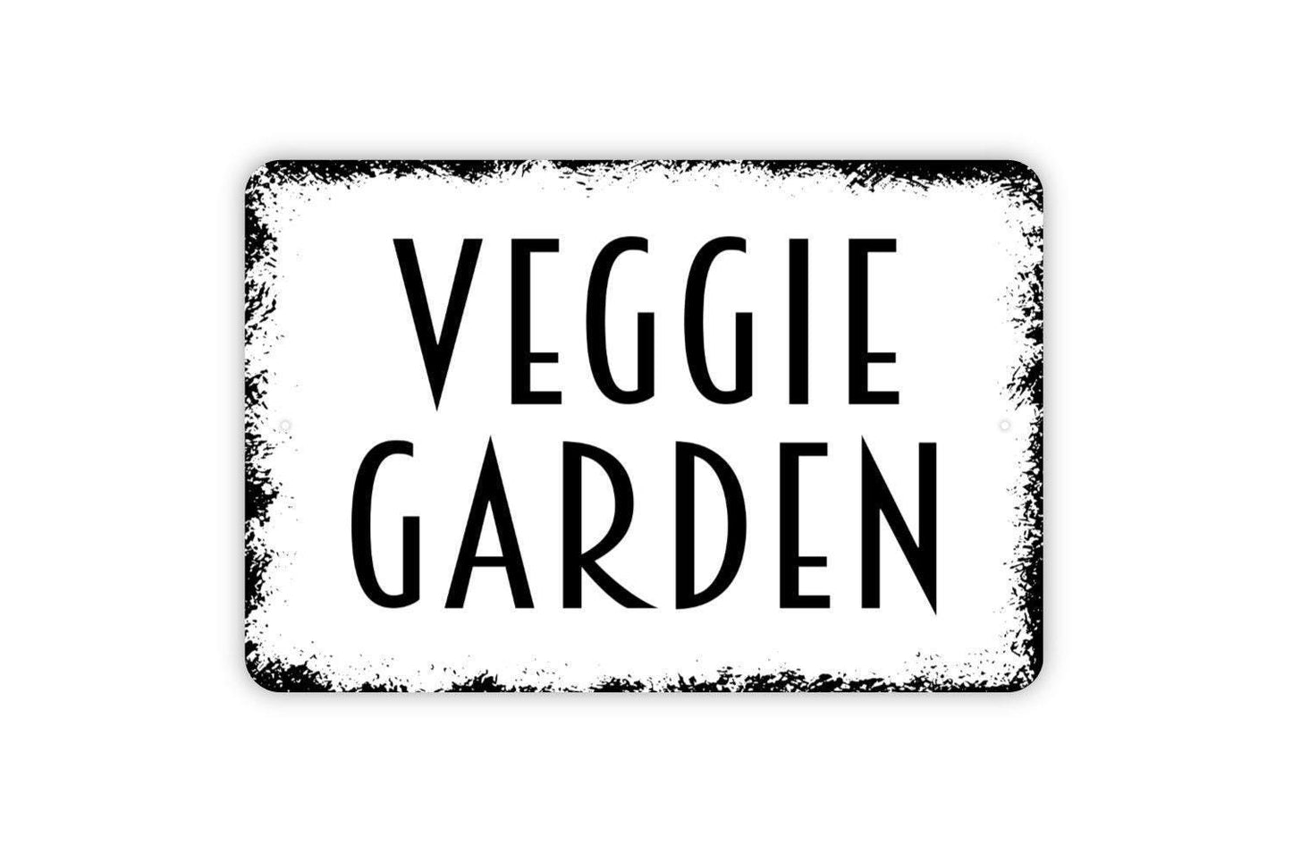Veggie Garden Sign - Metal Garden Indoor or Outdoor Wall Art