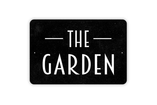 The Garden Sign - Metal Garden Indoor or Outdoor Wall Art