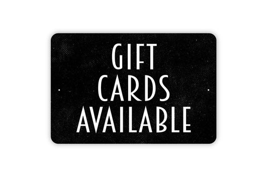 Gift Cards Available Sign, Metal Sign, Custom Farmhouse Kitchen Wall Metal Sign