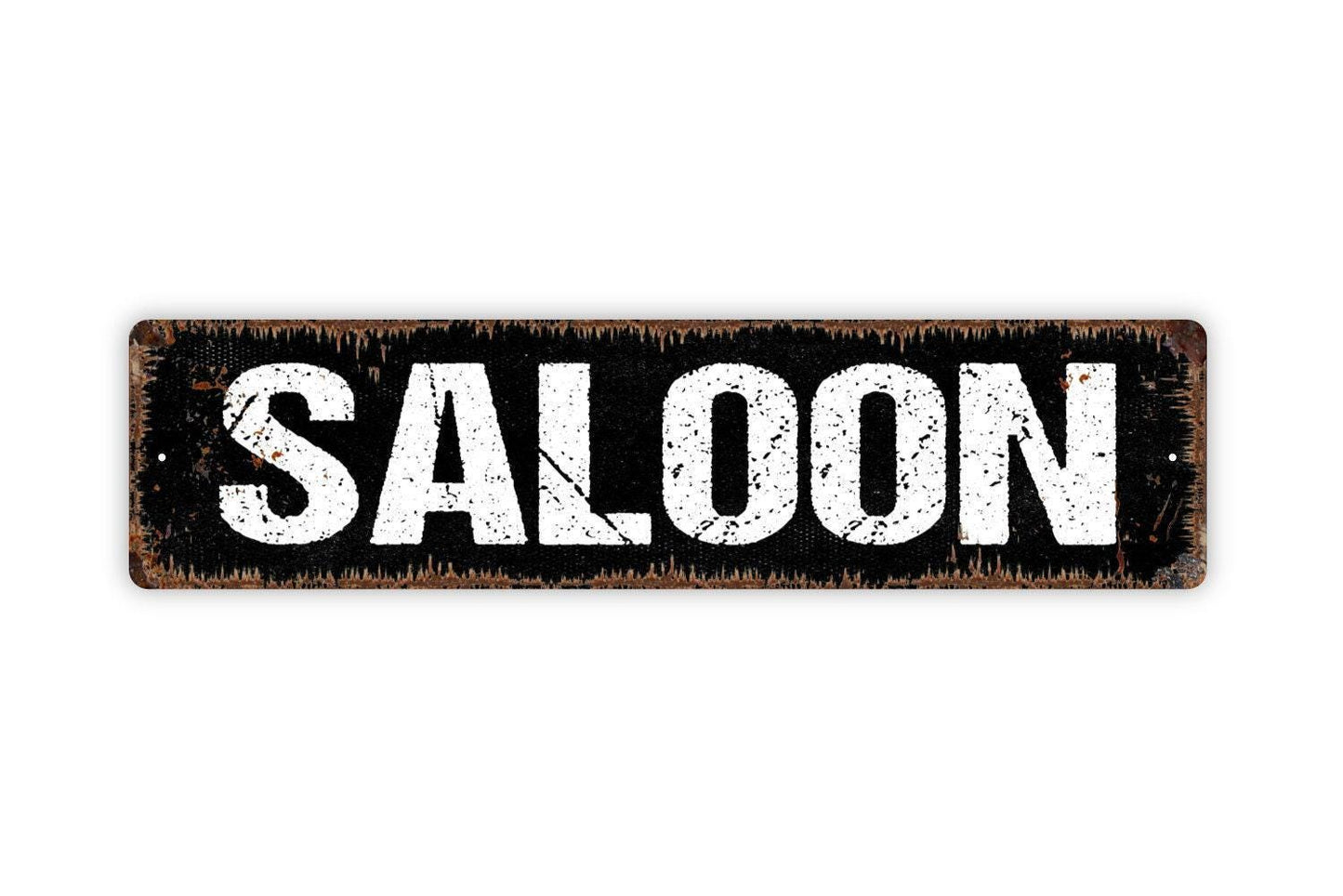 Saloon Sign - Pub Bar Tavern Drink Dance Vinyl Sticker Or  Street Metal Sign or Door Name Plate Plaque
