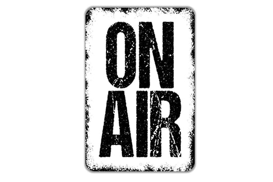 On Air Sign, Recording Studio Metal Sign, Farmhouse Wall Decor Modern Wall Metal Sign