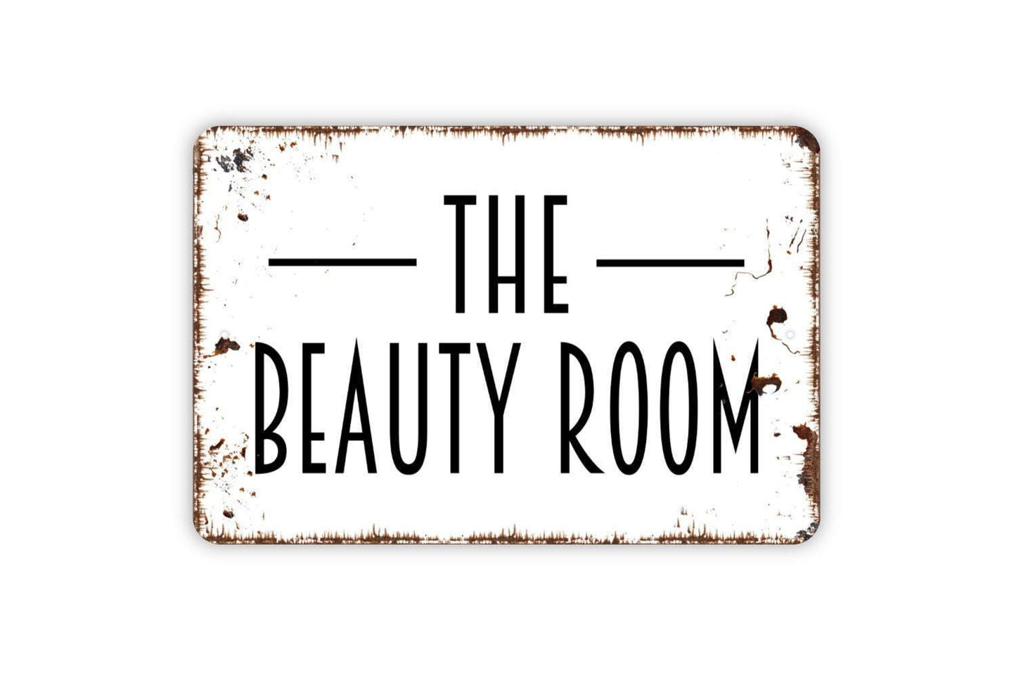 The Beauty Room - Beauty Hair Salon Metal Indoor or Outdoor Wall Art