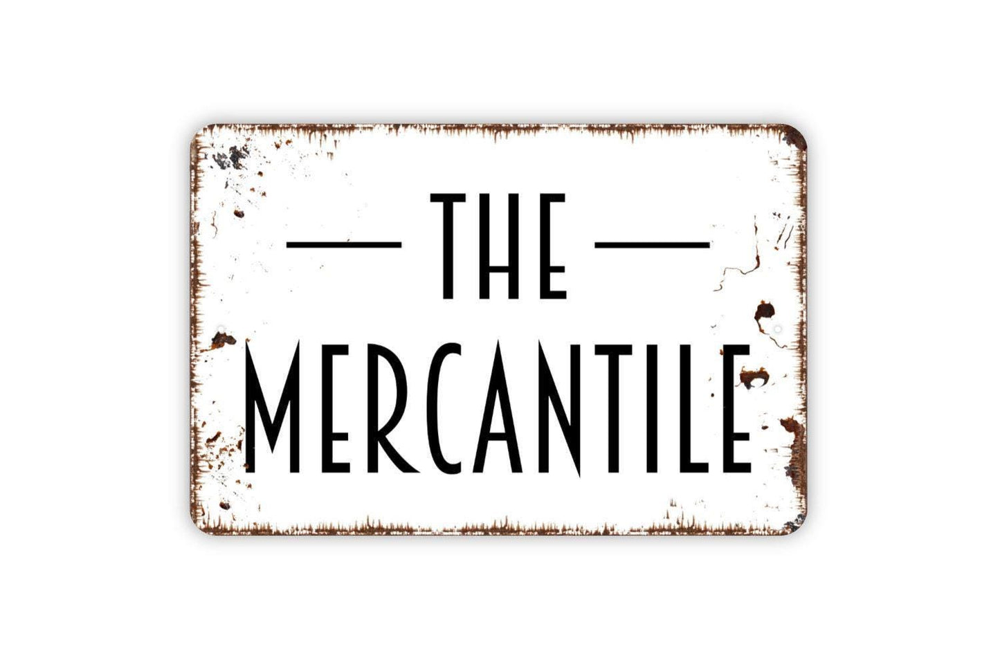 The Mercantile Sign - Metal Indoor or Outdoor Wall Art