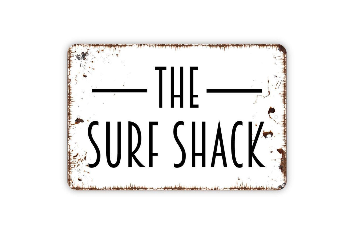 Surf Shack Sign - Metal Wall Art - Indoor or Outdoor