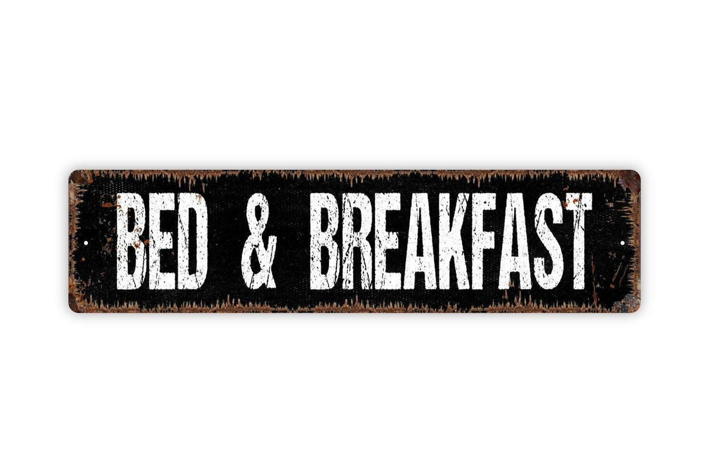 Bed and Breakfast Sign - Guests Hotel Motel Vacation Rental Vinyl Sticker Or  Street Metal Sign or Door Name Plate Plaque