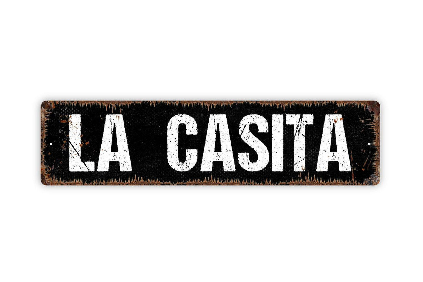 La Casita Sign - Welcome To Our House Pantry Kitchen Vinyl Sticker Or  Metal Street Sign or Door Name Plate Plaque