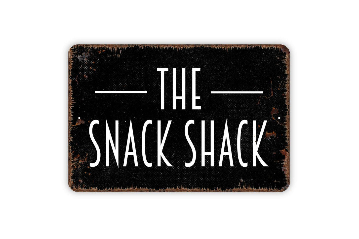 The Snack Shack Sign - Kitchen Pantry Concessions Outdoor Or Indoor Metal Wall Art