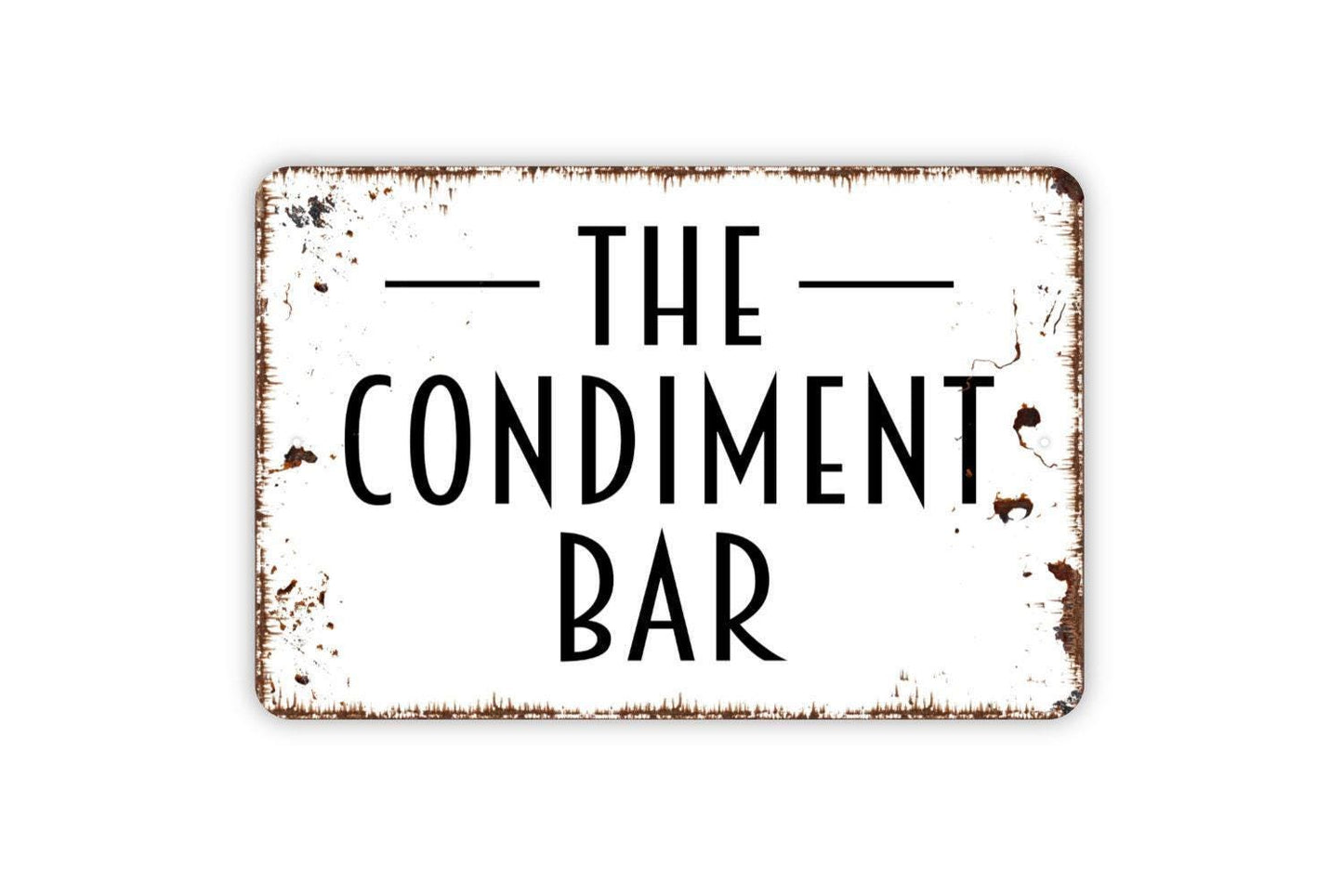 Condiment Bar Sign | Sauce Station Sign | Ketchup Mustard Relish Sign | Food Truck Decor | Metal Sign or Vinyl Sticker