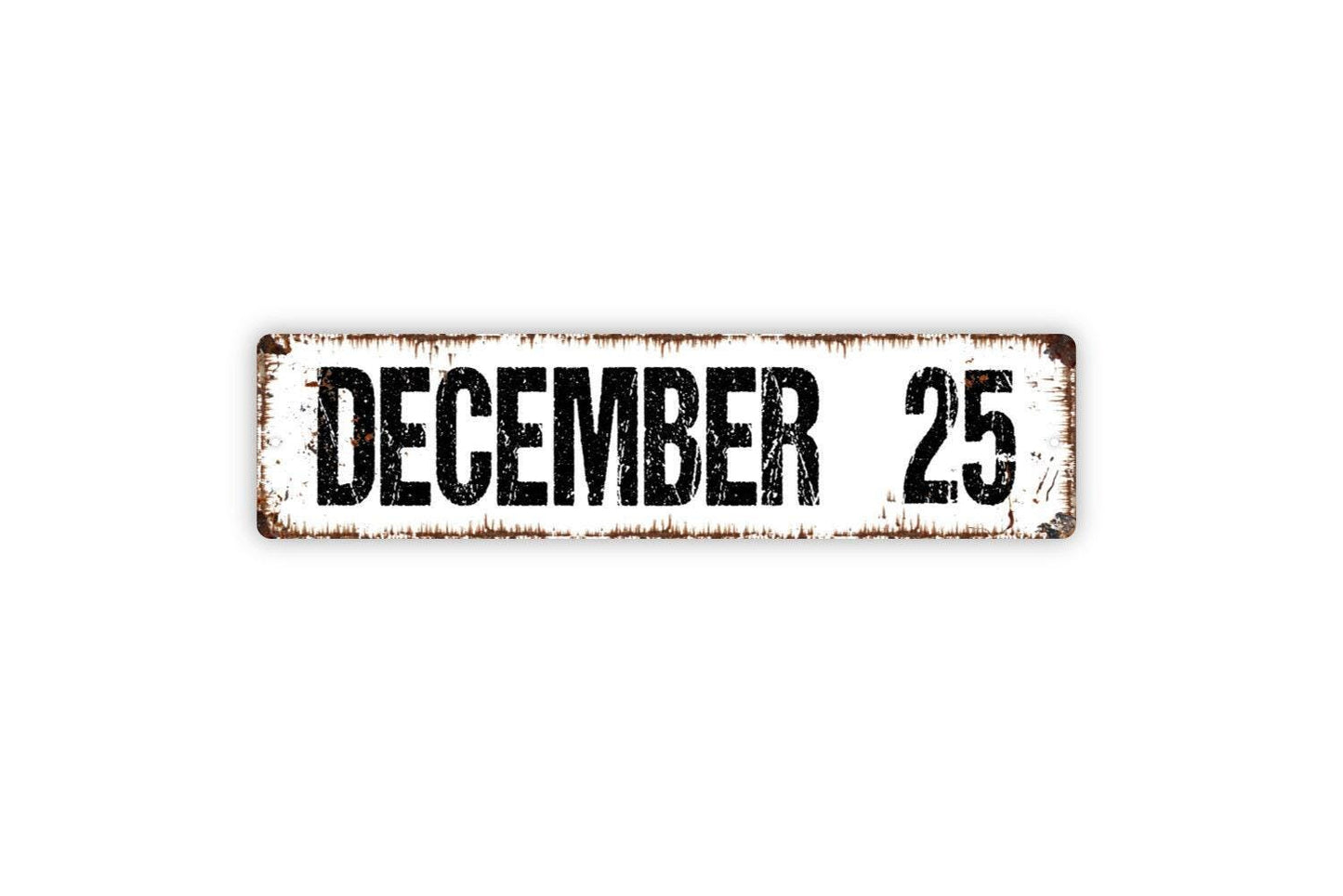 Custom Month Day Date Text Sign | Personalized Wedding, Anniversary, or Birthday Wall Sign | Metal Date Sign or Vinyl Sticker Gift Décor
