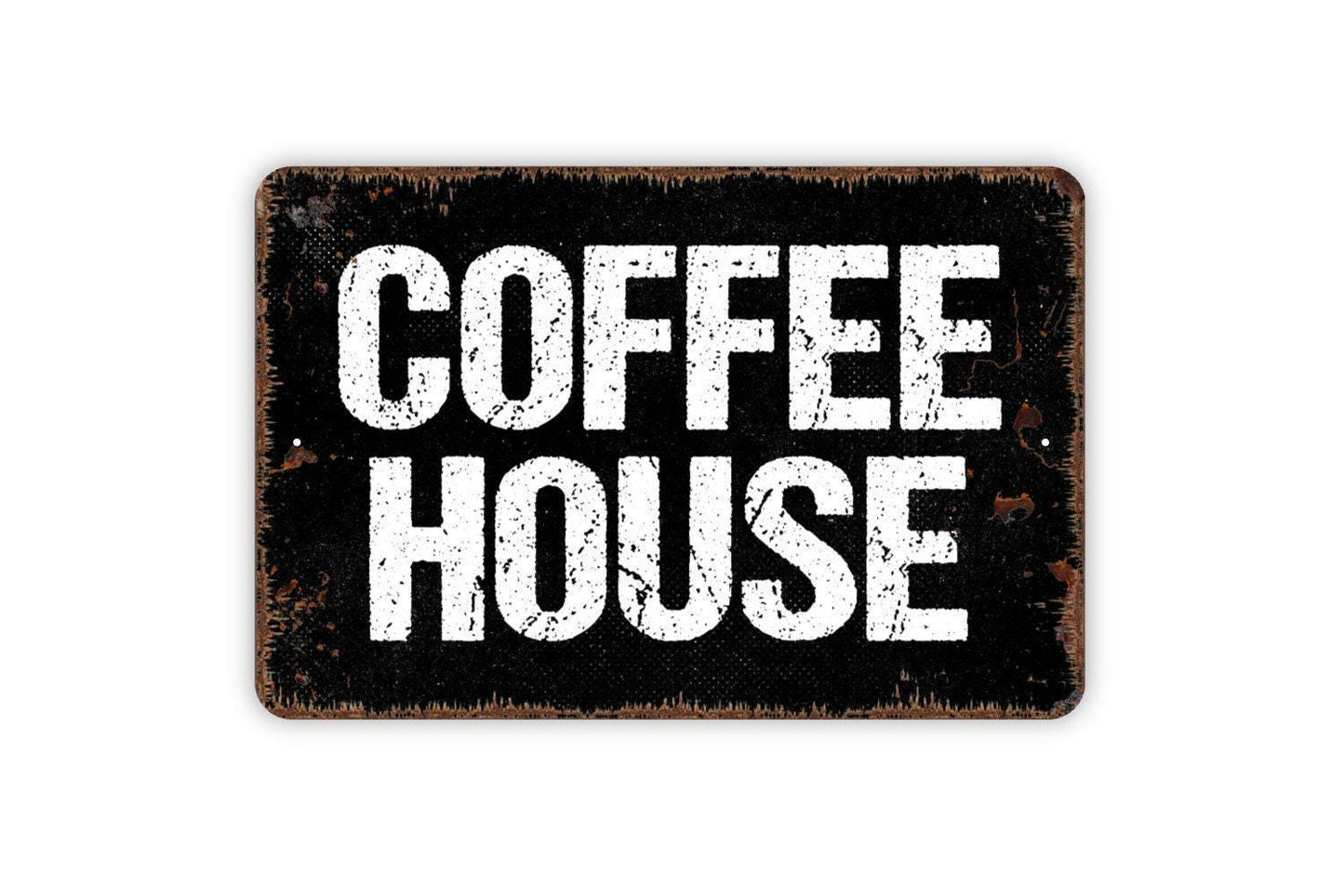 Coffee House Sign - Kitchen Metal Indoor or Outdoor Wall Art