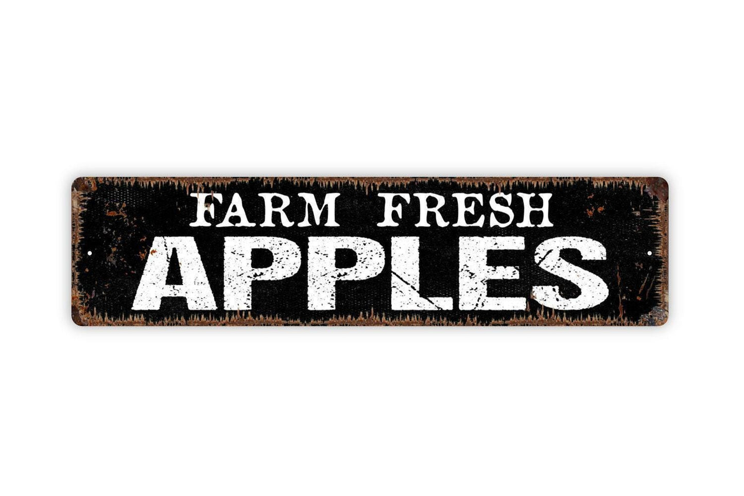 Farm Fresh Apples Sign - Apple Tree Garden Farmers Market Vinyl Sticker Or  Street Metal Sign or Door Name Plate Plaque