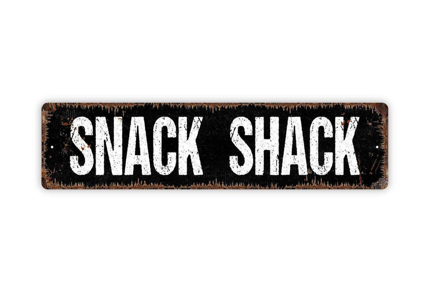 Snack Shack Sign | Rustic Concession Stand Sign | Kitchen or Patio Wall Decor | Custom Metal Sign or Vinyl Sticker | Farmhouse Snack Bar Art