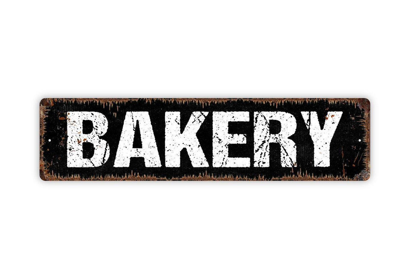 Bakery Sign - Baked Goods Pastry Chef Donuts Cakes Pie Pantry Kitchen Vinyl Sticker Or  Street Metal Sign or Door Name Plate Plaque