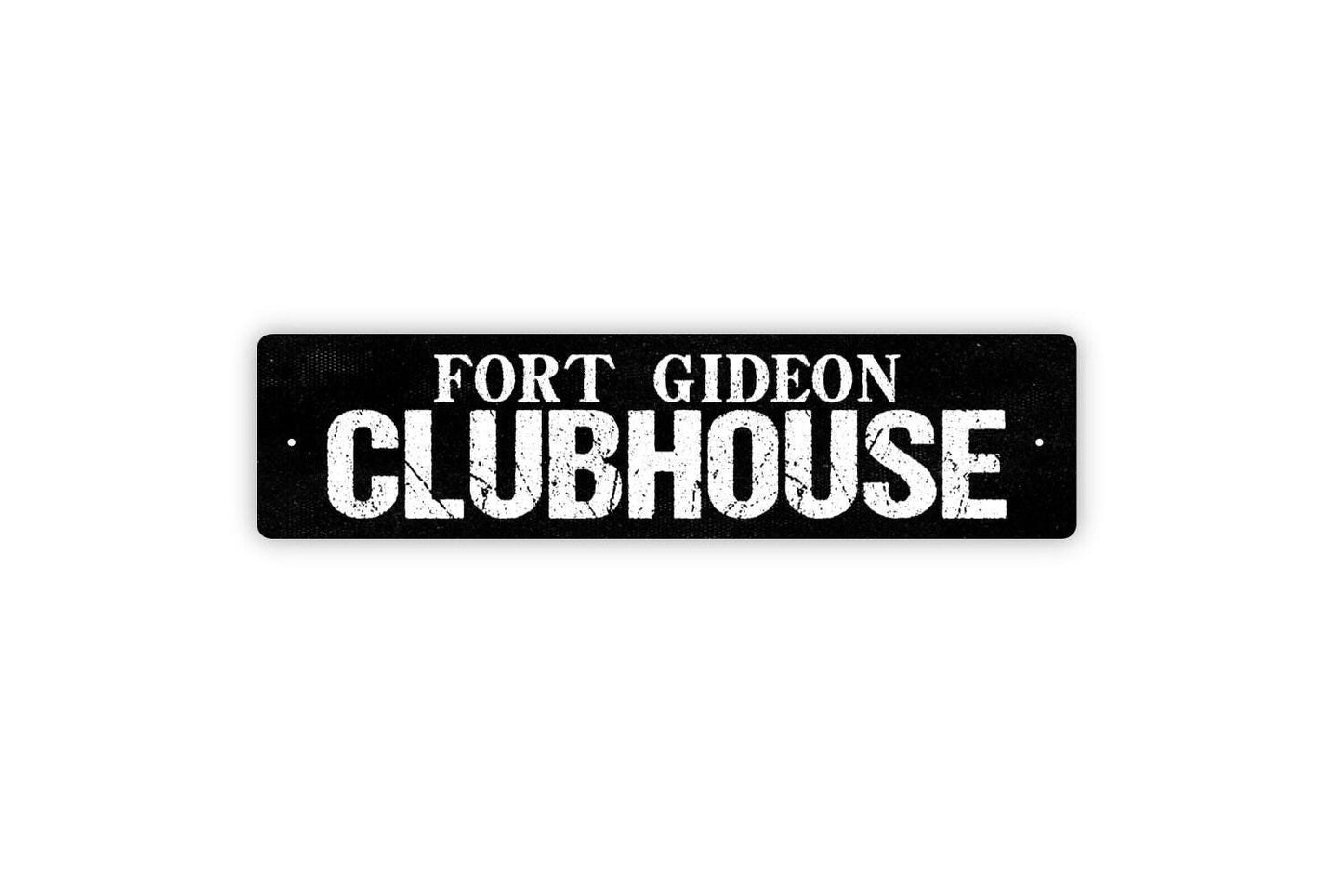 Personalized Clubhouse Sign - Kids Treehouse Fort Man Cave She Shed Vinyl Sticker Or  Street Metal Sign or Door Name Plate Plaque