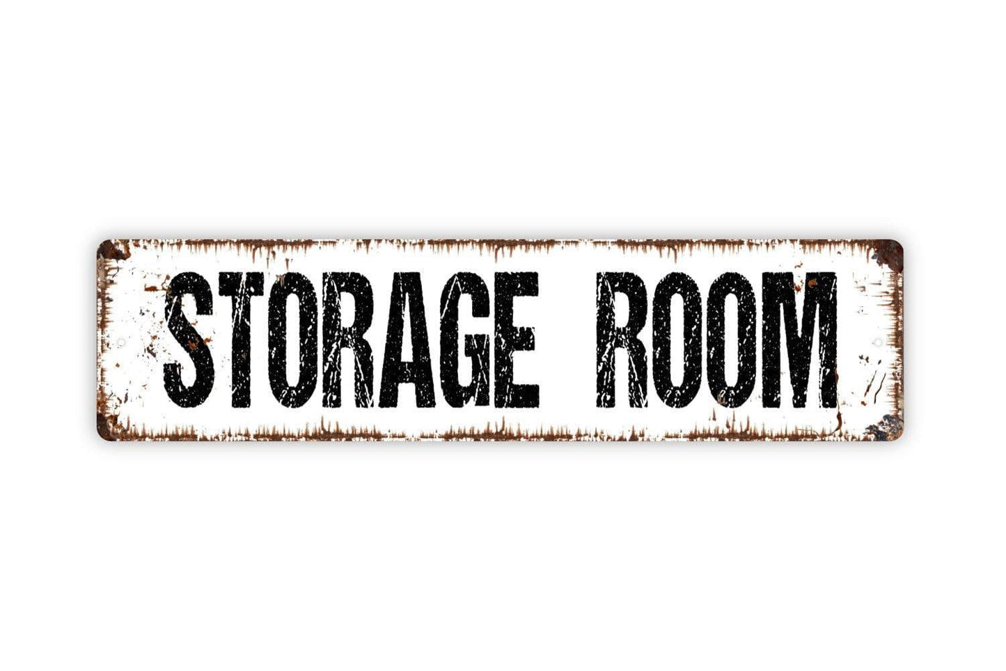 Storage Room Sign - Owners Closet Cabinet Rental Property Vacation Rent Office Workplace Rustic Street Metal Sign or Door Name Plate Plaque