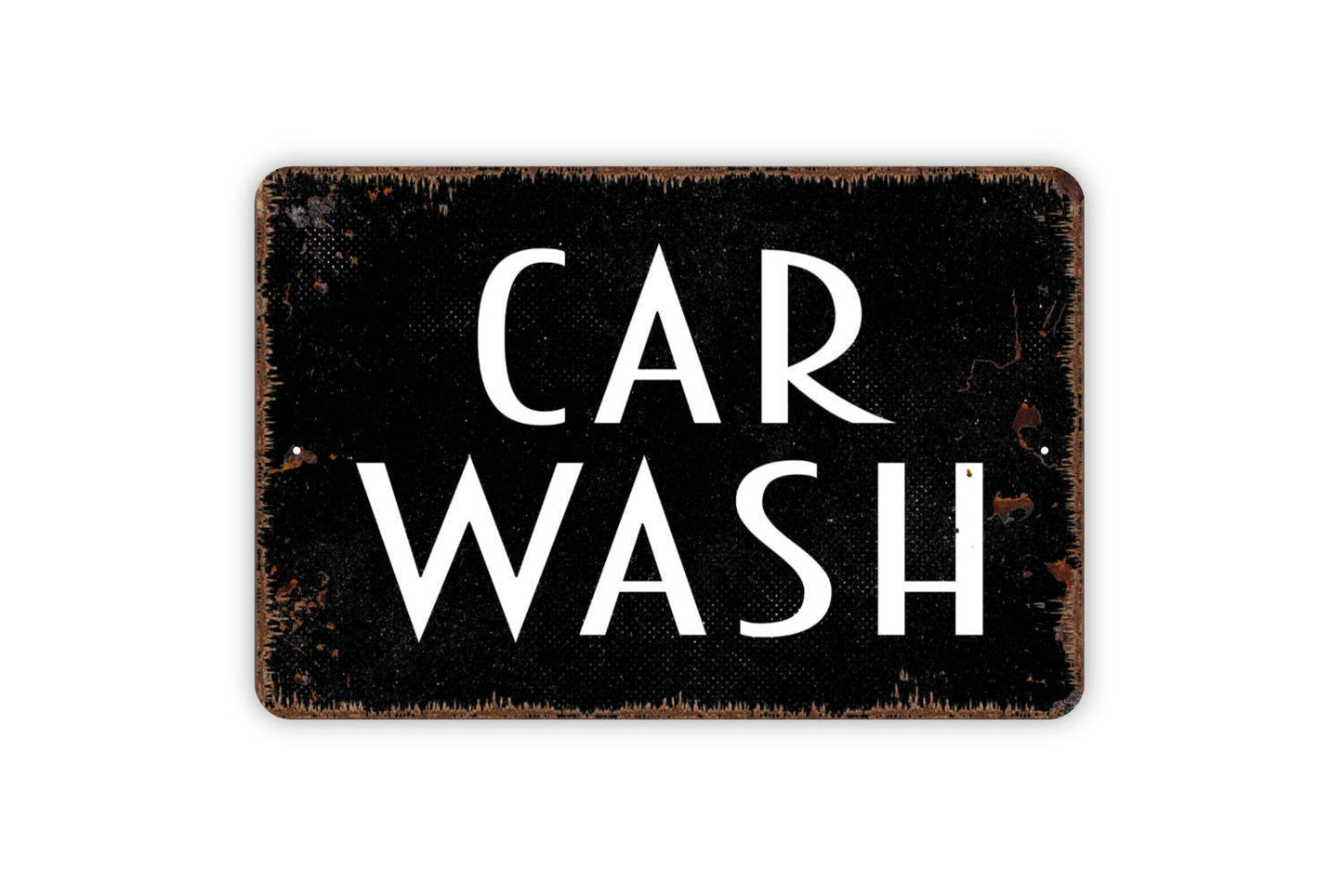 Car Wash Sign, Metal Sign, Farmhouse Contemporary Modern Wall Metal Sign