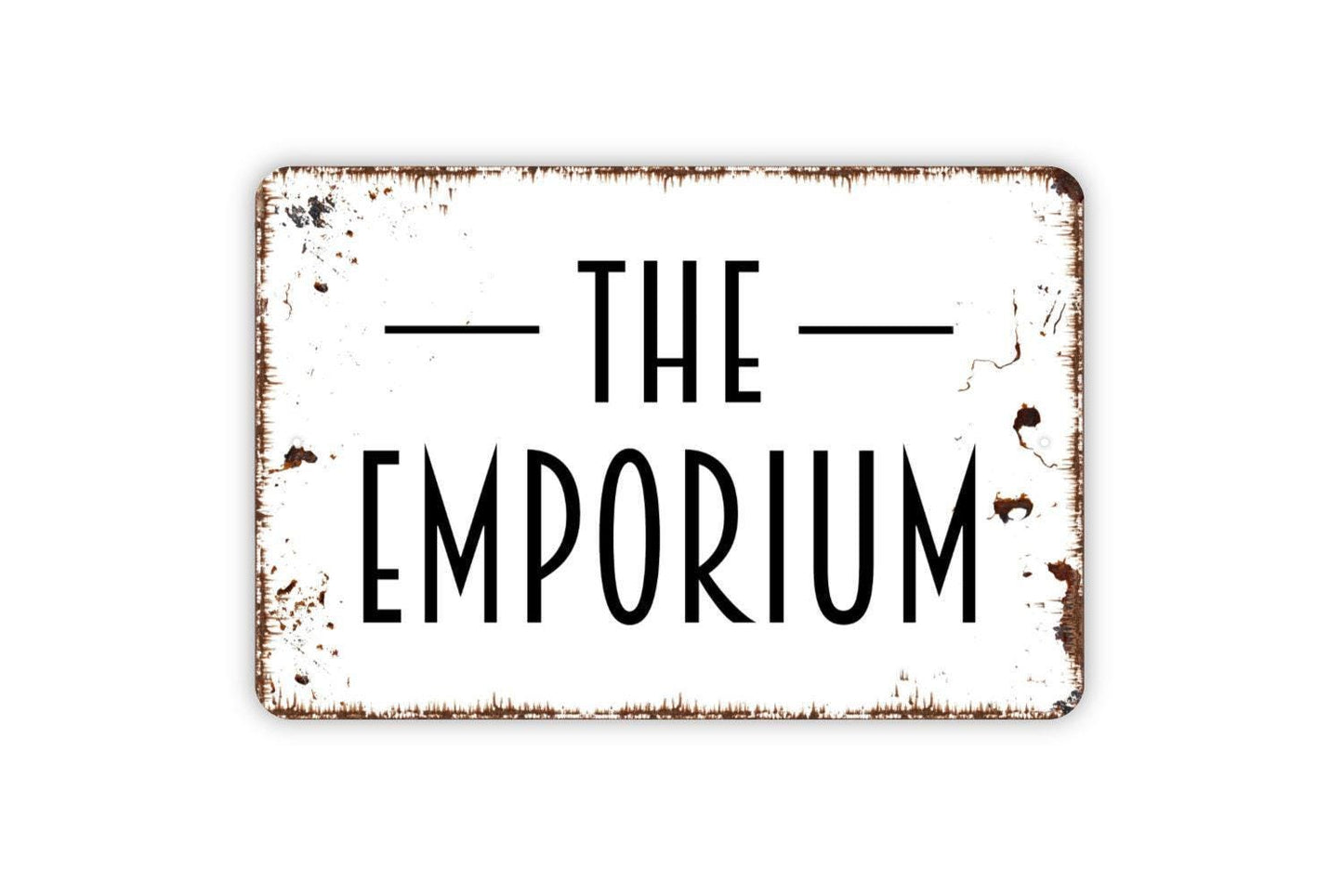 The Emporium Sign - Custom Indoor or Outdoor Metal Wall Art