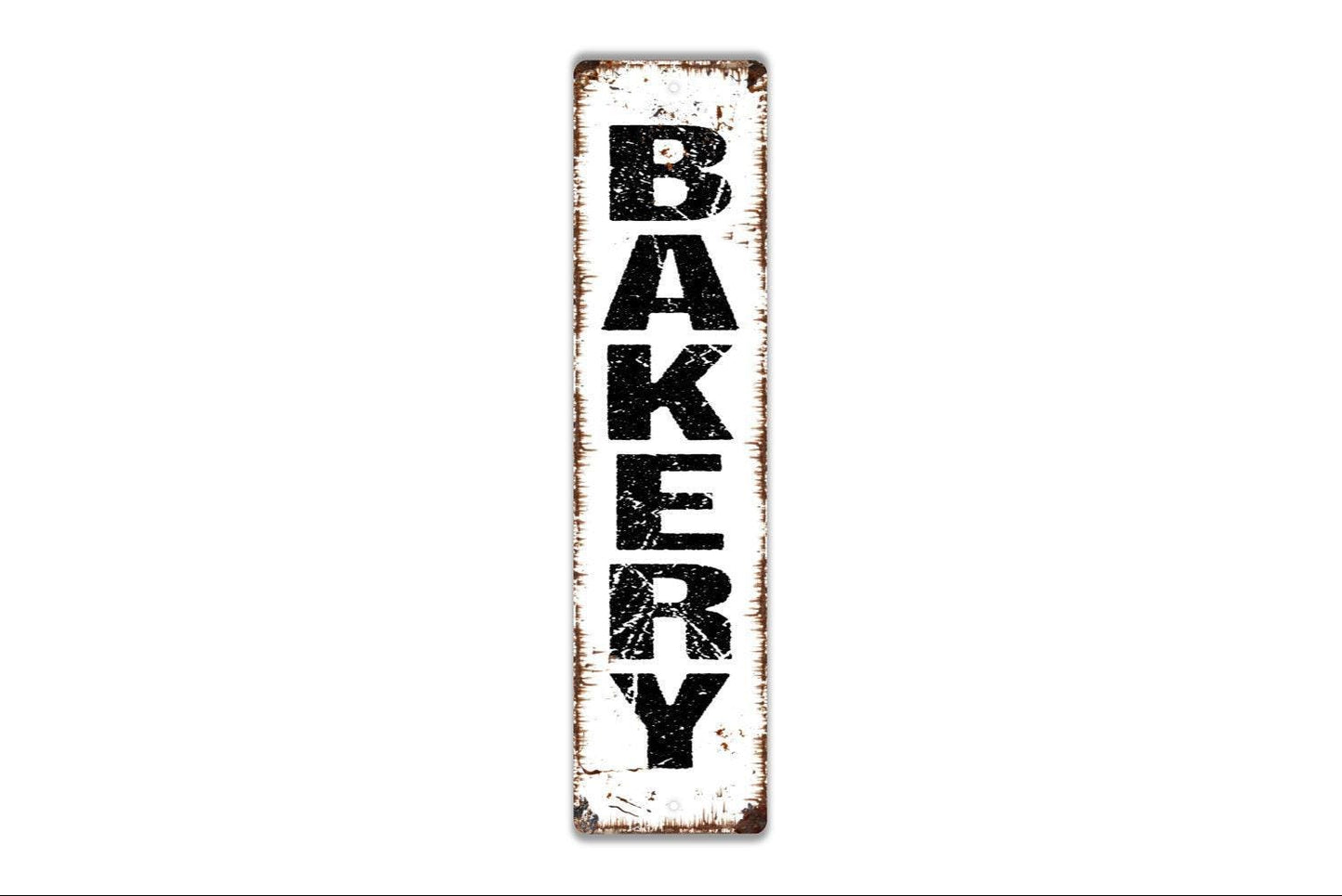 Vertical Bakery Sign - Kitchen Vinyl Sticker Or  Metal Street Sign or Door Name Plate Plaque