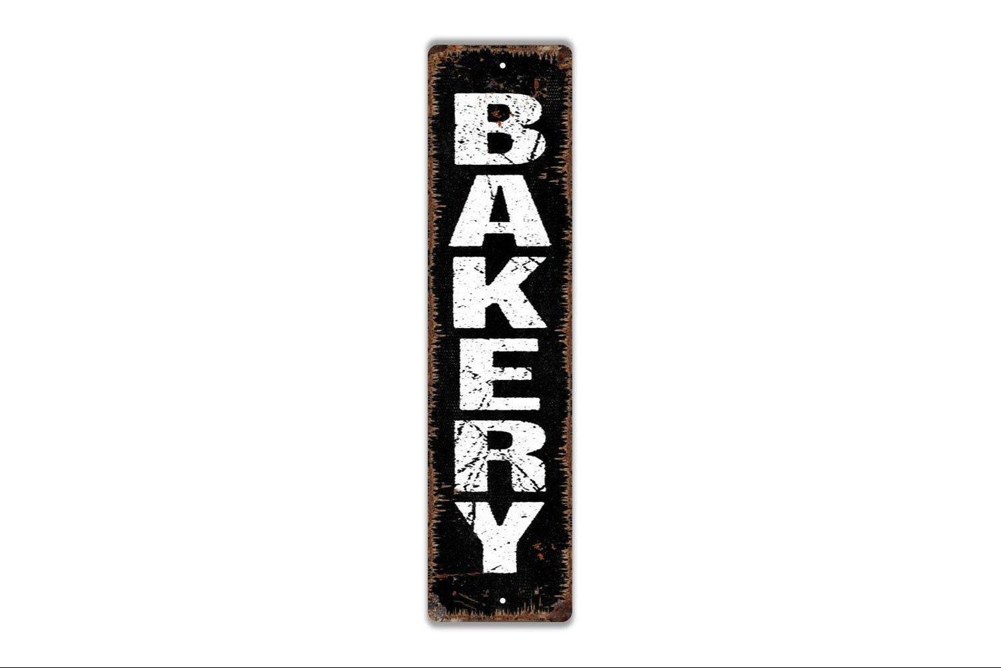 Vertical Bakery Sign - Kitchen Vinyl Sticker Or  Metal Street Sign or Door Name Plate Plaque