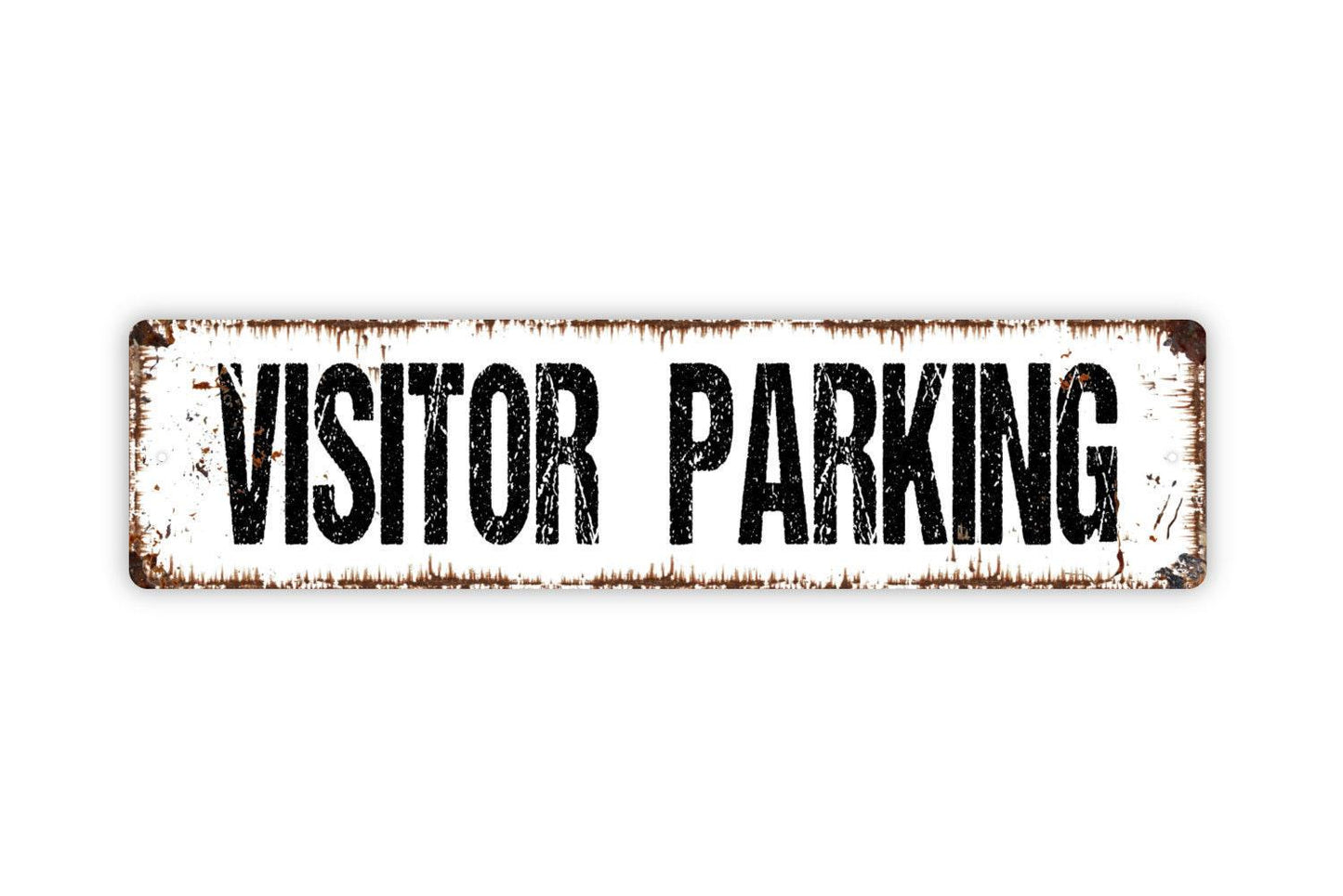 Visitor Parking Sign - Reserved For VIPs Guests Owner Parking Only Vinyl Sticker Or  Street Metal Sign or Door Name Plate Plaque