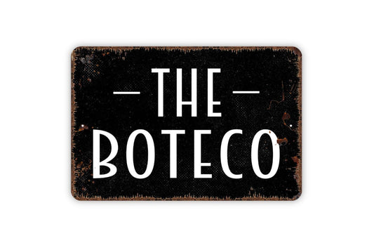 The Boteco Sign – Rustic Bar Pub Wall Decor – Brazilian Home Bar Man Cave Patio Kitchen Sign – Metal Sign or Sticker