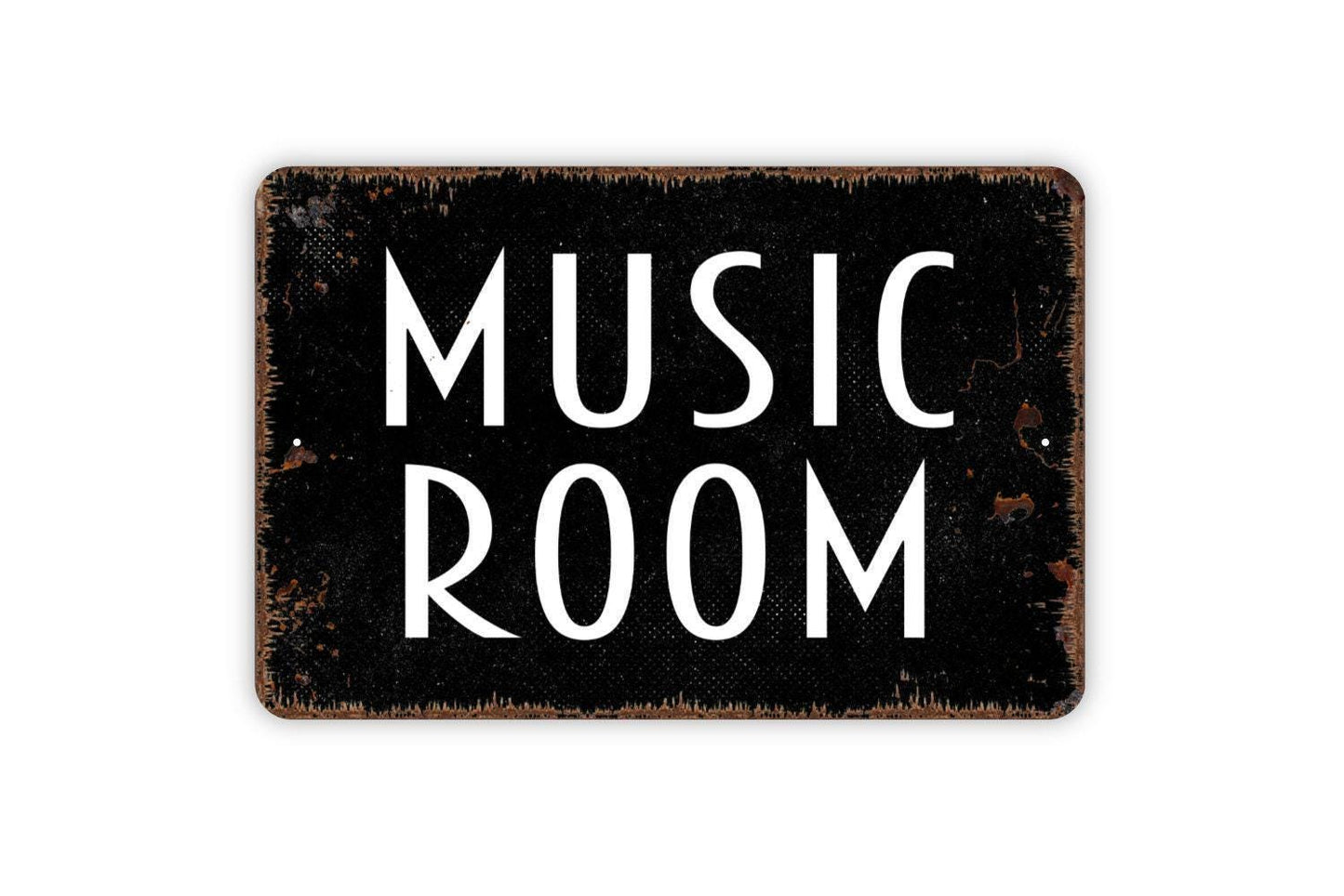 Music Room Sign - Metal Wall Art