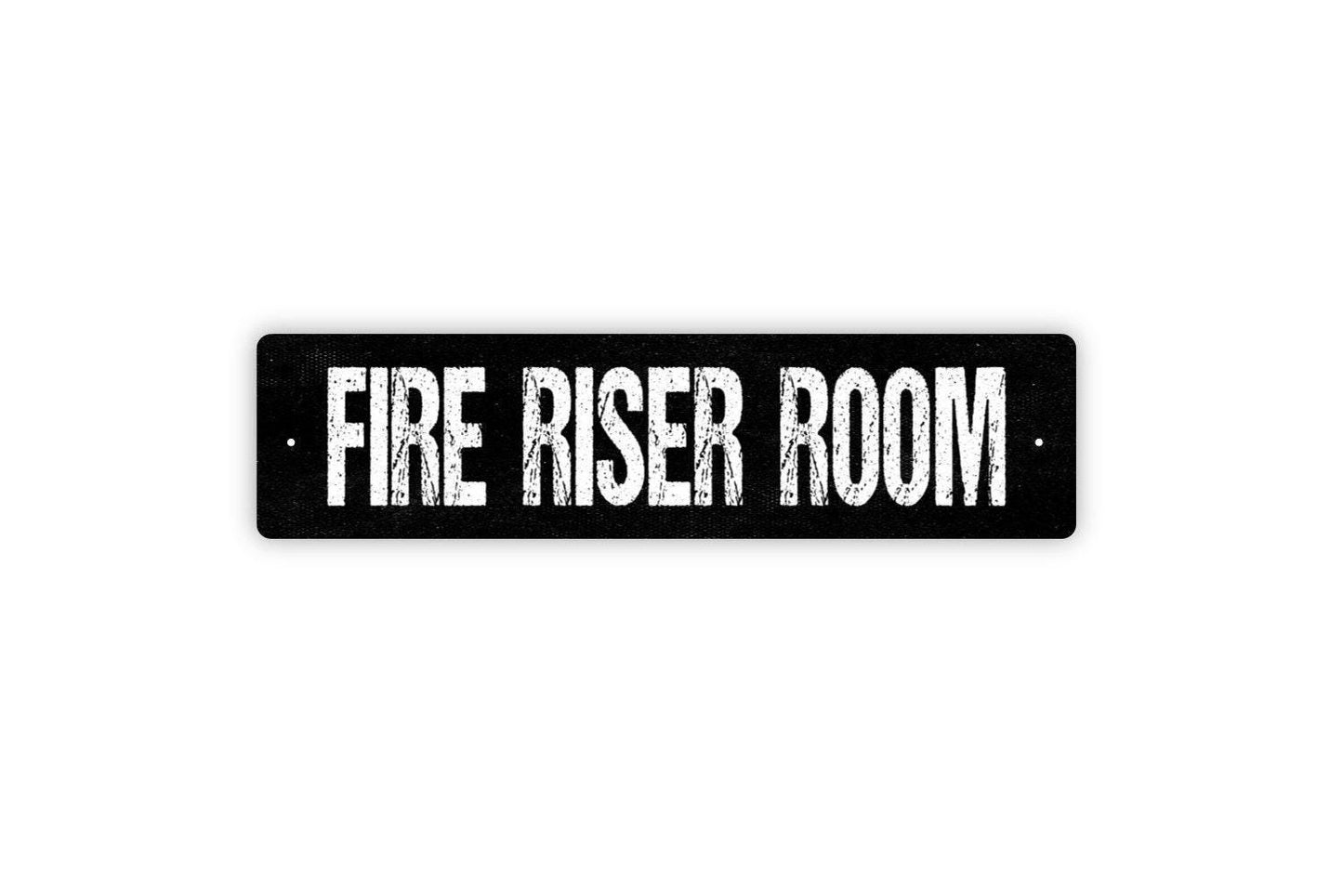Fire Riser Room Sign - Emergency Fire Alarm Extinguisher Vinyl Sticker Or  Street Metal Sign or Door Name Plate Plaque