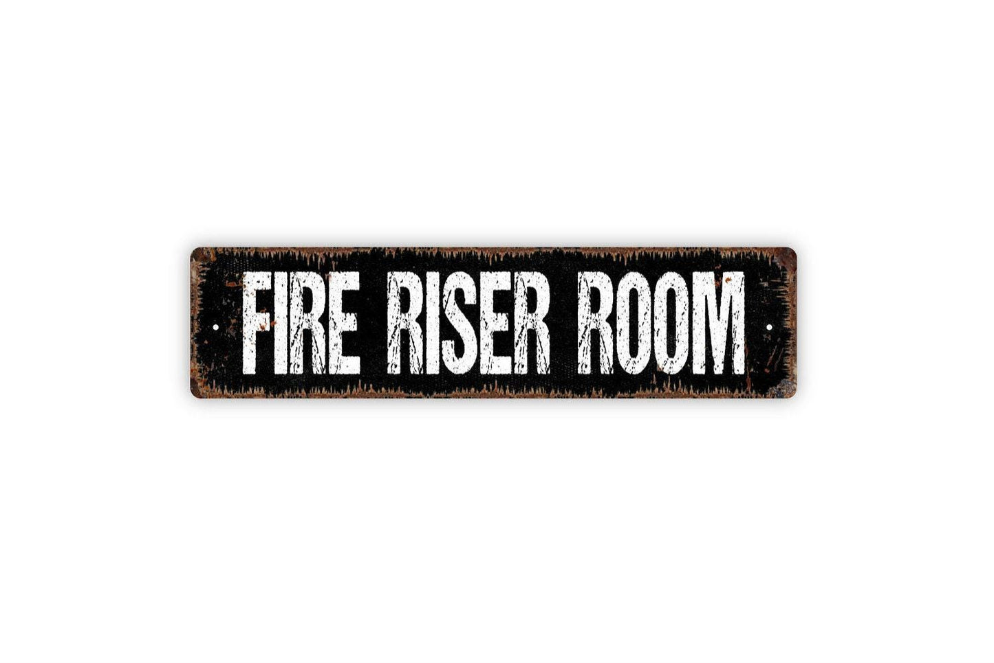 Fire Riser Room Sign - Emergency Fire Alarm Extinguisher Vinyl Sticker Or  Street Metal Sign or Door Name Plate Plaque