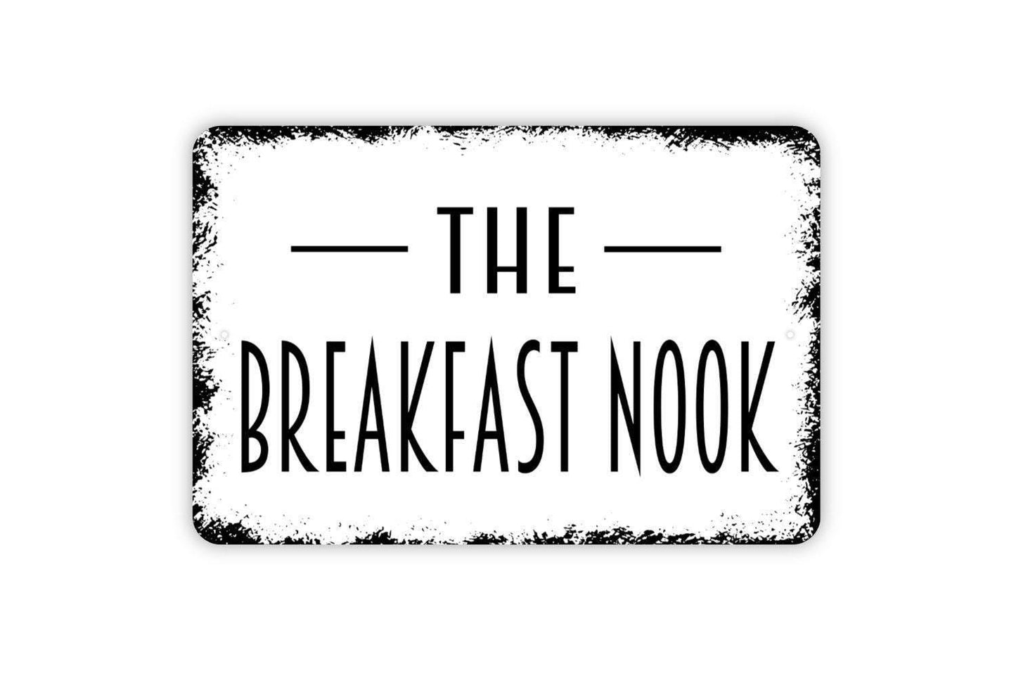 The Breakfast Nook Sign - Kitchen Pantry Metal Indoor or Outdoor Wall Art