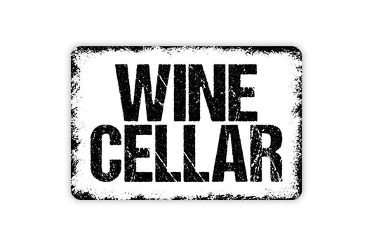 Wine Cellar Sign - Bar Metal Indoor or Outdoor Wall Art