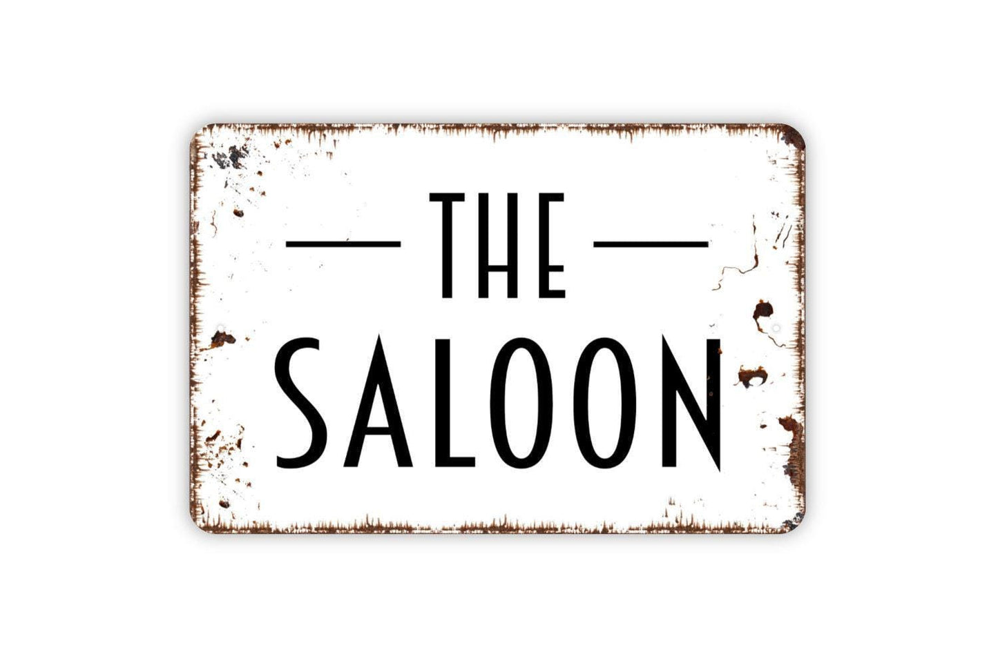 The Saloon Sign, Metal Sign, Farmhouse Contemporary Modern Wall Metal Sign