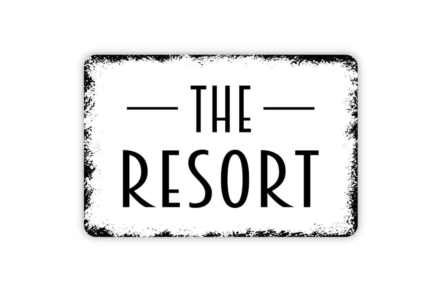 The Resort Sign - Metal Indoor or Outdoor Wall Art