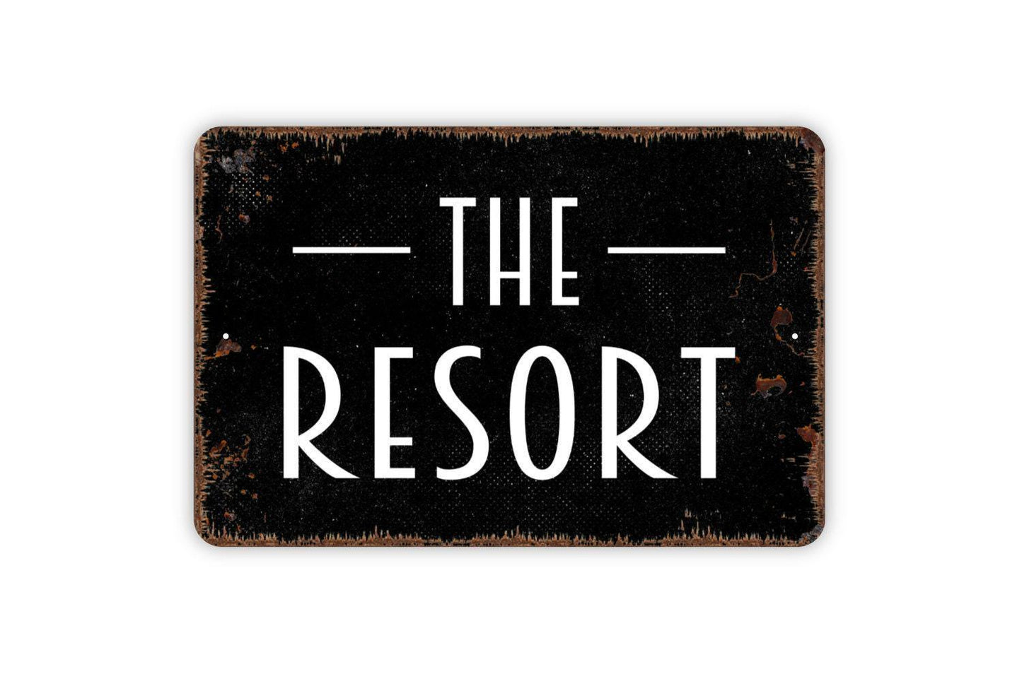 The Resort Sign - Metal Indoor or Outdoor Wall Art