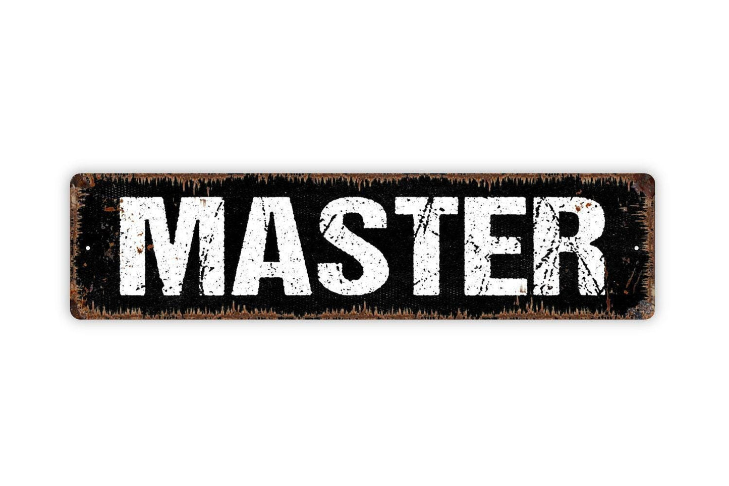 Master Sign - Bathroom Bedroom Captain's Quarters Farmhouse Style Decor Vinyl Sticker Or  Street Metal Sign or Door Name Plate Plaque