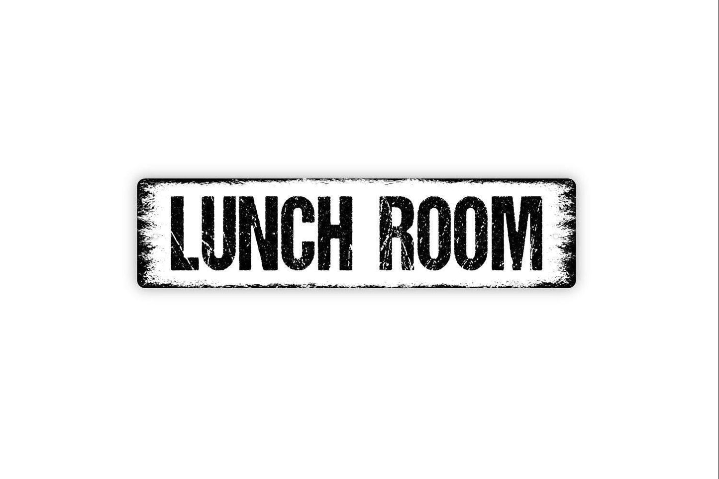 Lunch Room Sign - Cafeteria School Office Food Eat Vinyl Sticker Or  Custom Metal Street Sign or Door Name Plate Plaque