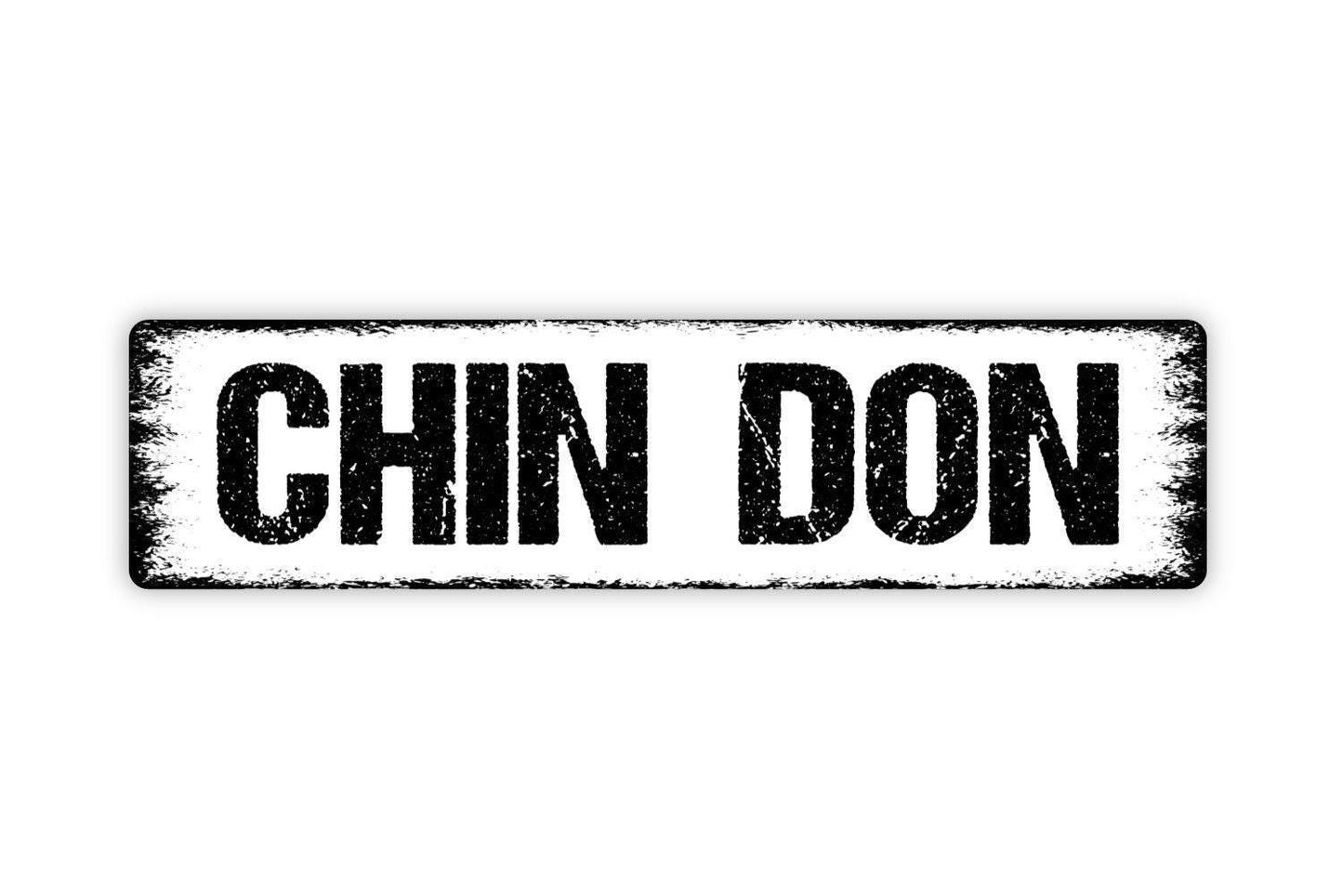 Chin Don Sign - Italian Chindon 100 Years Toast Drink Celebrate Vinyl Sticker Or  Street Metal Sign or Door Name Plate Plaque