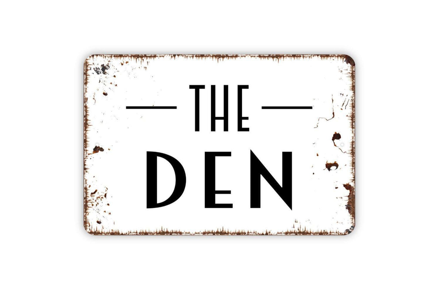 The Den Sign - Metal Indoor or Outdoor Wall Art