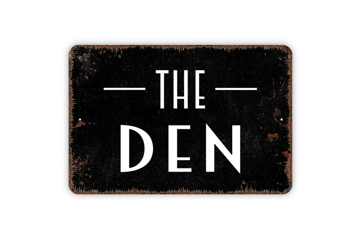 The Den Sign - Metal Indoor or Outdoor Wall Art