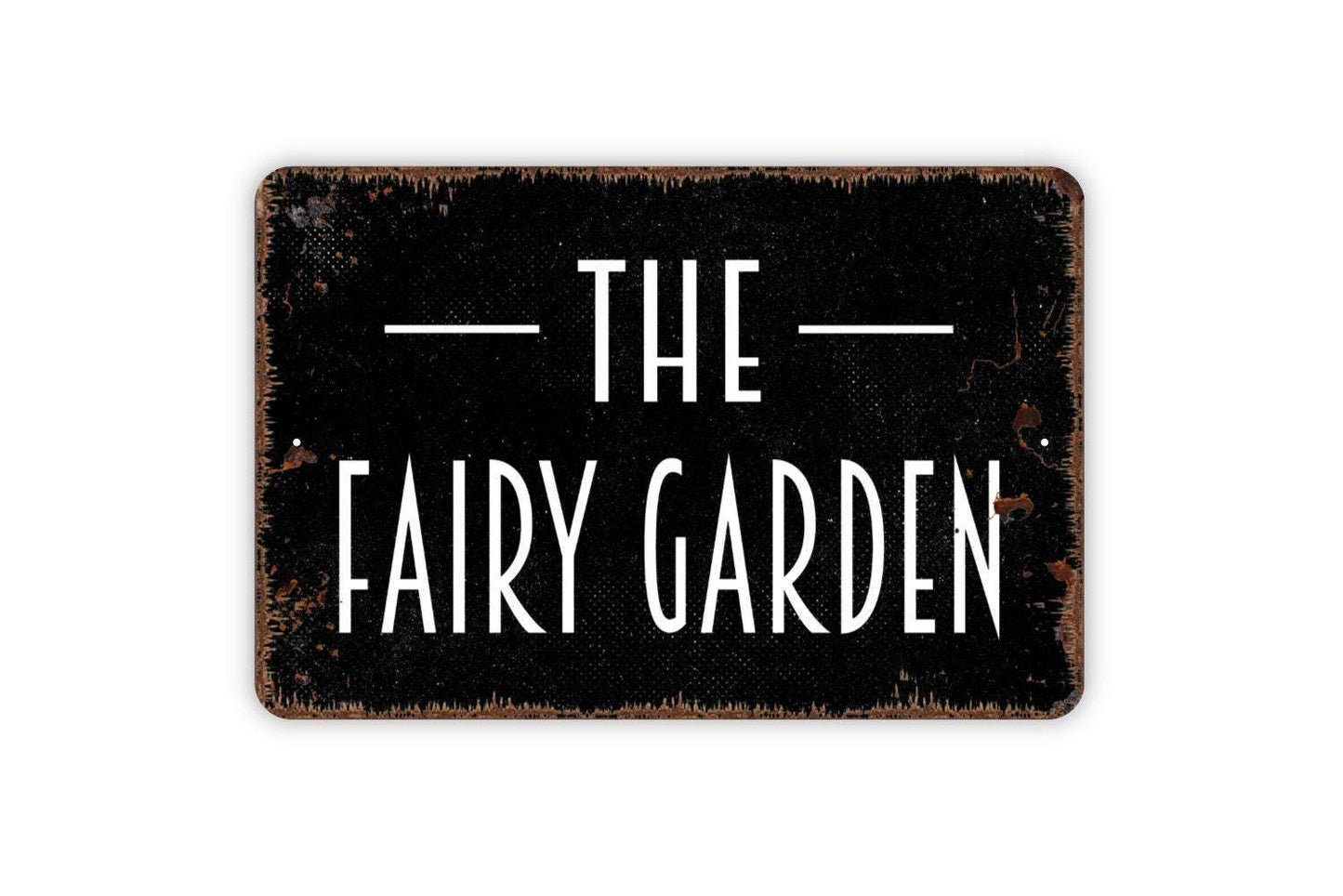 Fairy Garden Sign | Enchanted Garden Decor | Whimsical Yard Sign | Outdoor Fairy House Sign | Metal Sign or Vinyl Sticker