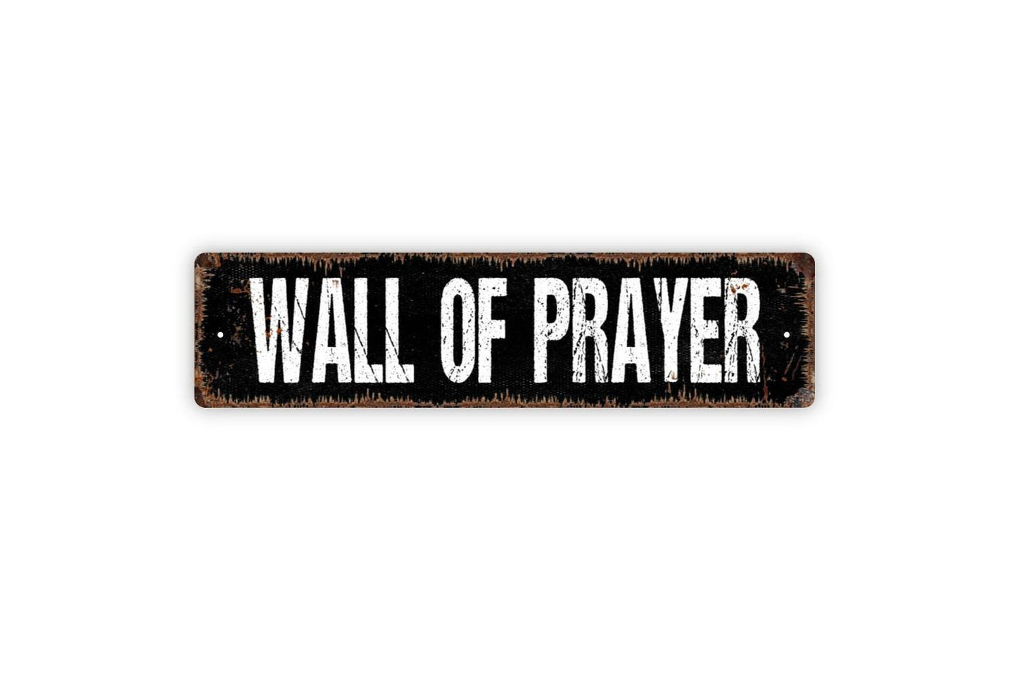 Wall Of Prayer Sign - War Room Spiritual Warrior Pray Praise Area Vinyl Sticker Or  Street Metal Sign or Door Name Plate Plaque