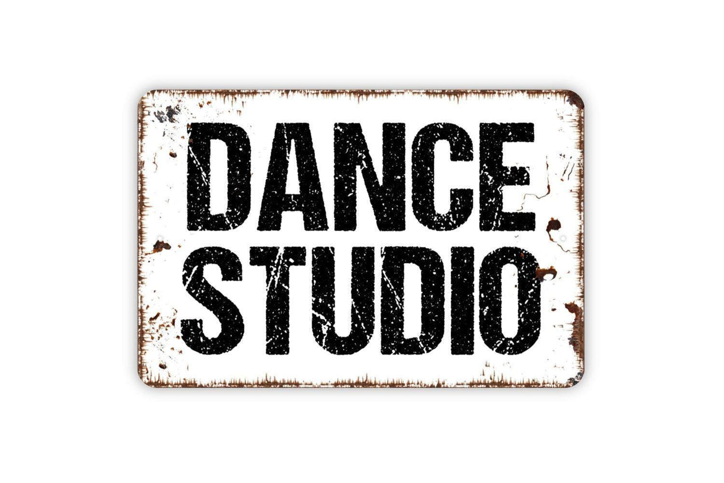 Dance Studio Metal Sign, Farmhouse Decor Modern Wall Metal Sign